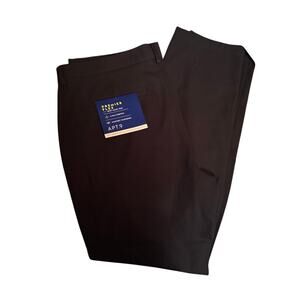 Mens Dress Pants Black Size 34/30 Apt 9 Flex - Slim-Fit  comfort Suit/work  NWT